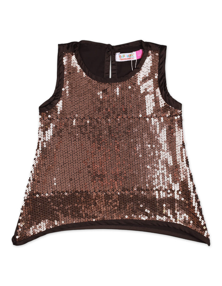 Zubaida's Sleeveless Dazzling Sequin Party Top - Zubaidas Official™