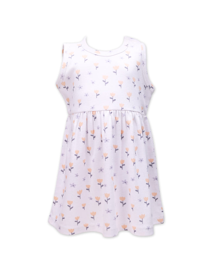 Zubaida's Sleeveless Floral Dress - Zubaidas Official™