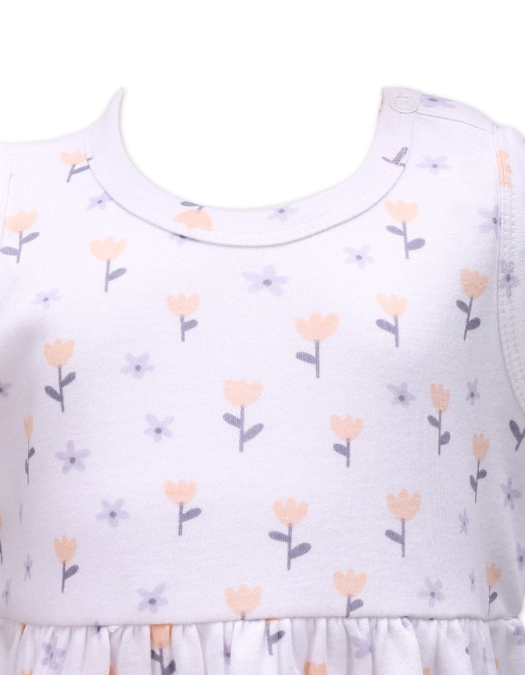 Zubaida's Sleeveless Floral Dress - Zubaidas Official™