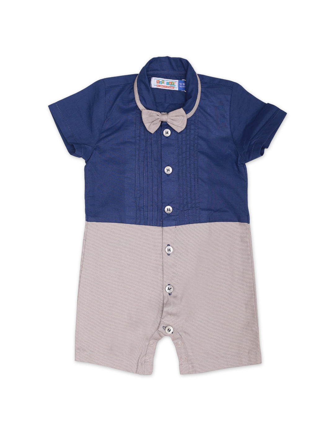 Zubaida's Pleated Formal Romper with Bowtie - Zubaidas Official™