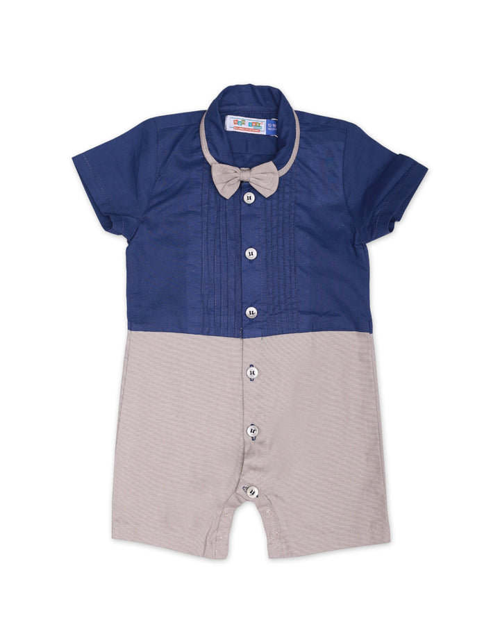 Zubaida's Pleated Formal Romper with Bowtie - Zubaidas Official™