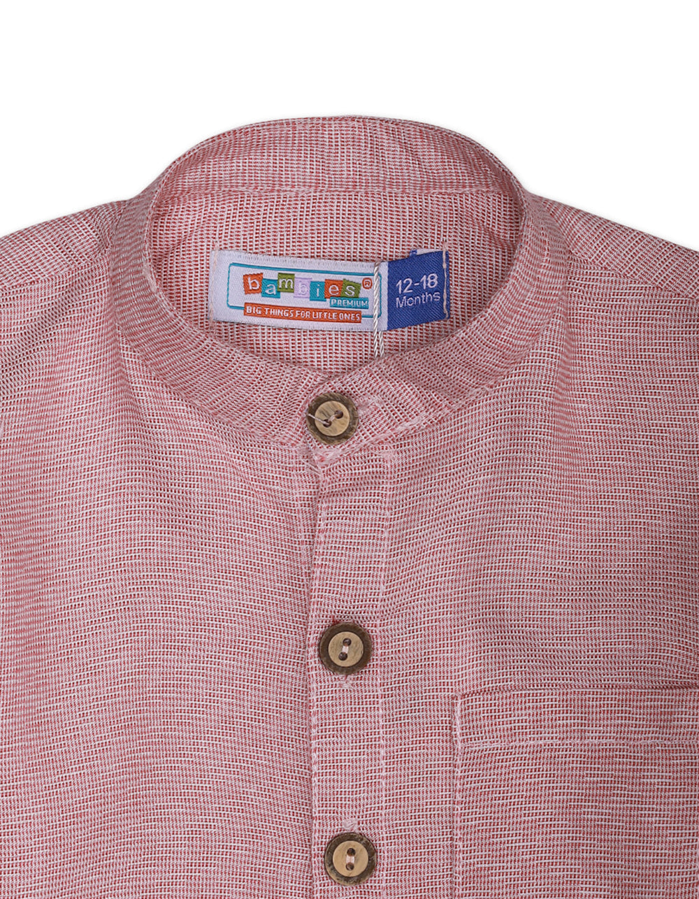 Zubaida's Front Pocket Button Down Textured Shirt - Zubaidas Official™