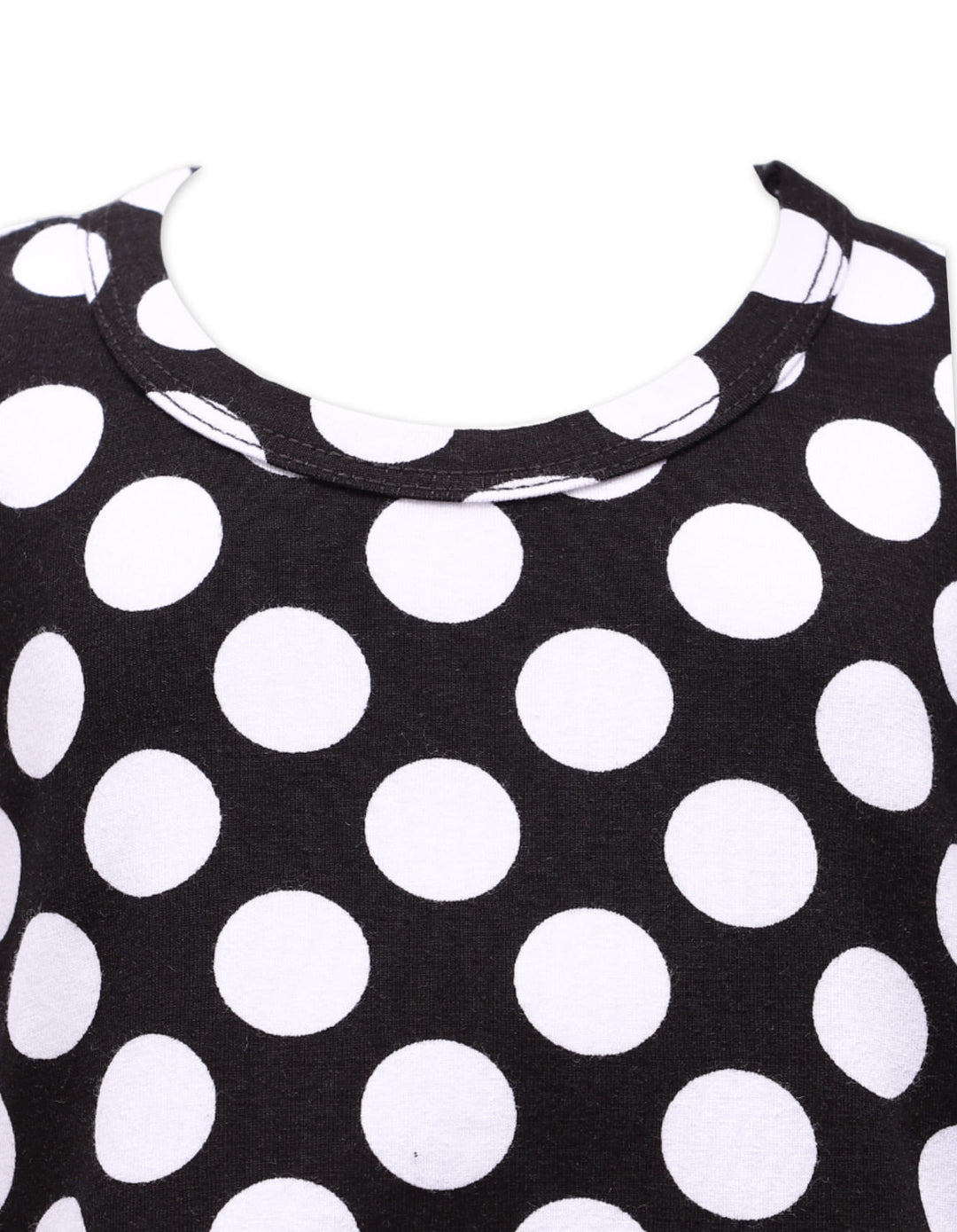 Zubaida's Sleeveless Classic Polka Dot Dress - Zubaidas Official™