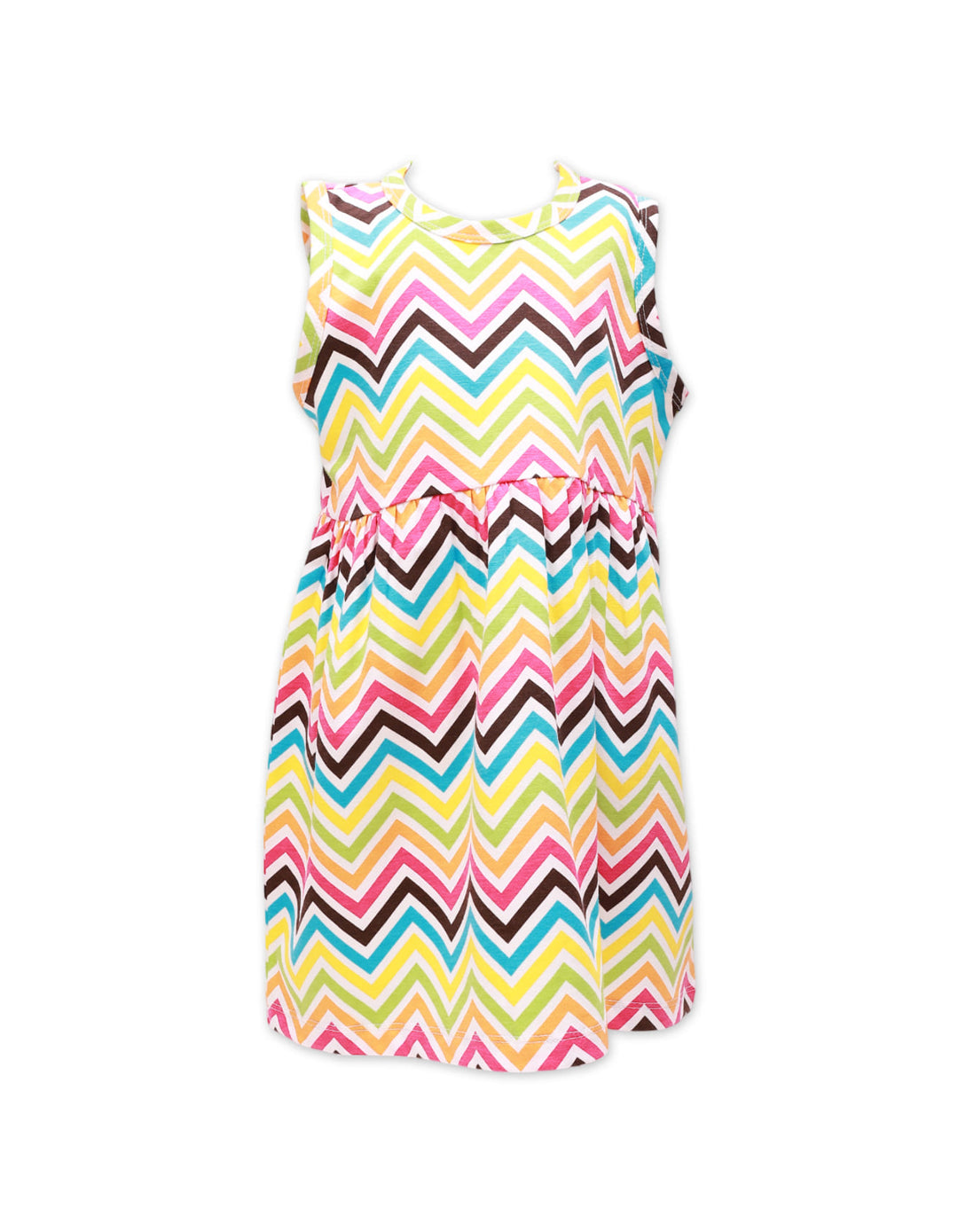 Zubaida's Sleeveless Chevron Dress - Zubaidas Official™