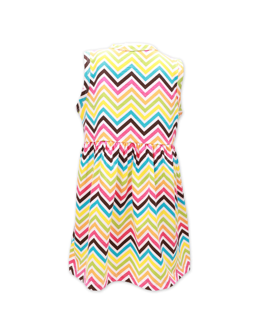 Zubaida's Sleeveless Chevron Dress - Zubaidas Official™