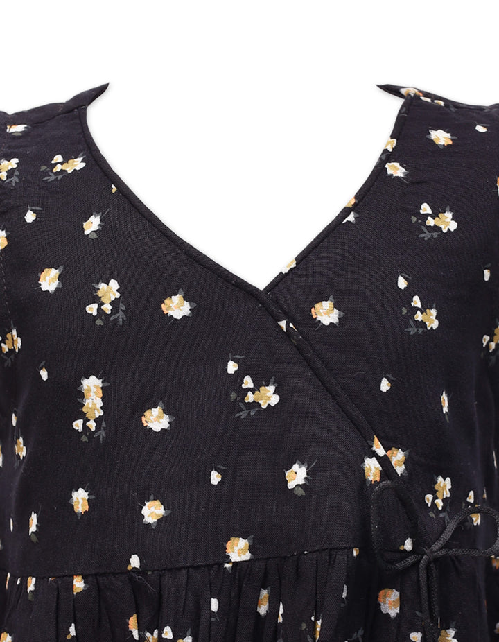 Zubaida's Sleeveless Floral Dress - Zubaidas Official™