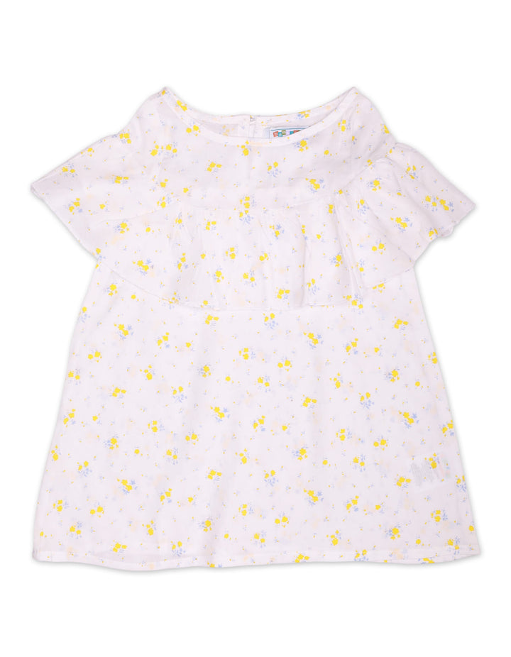 Zubaida's Flutter Sleeves Floral Dress - Zubaidas Official™