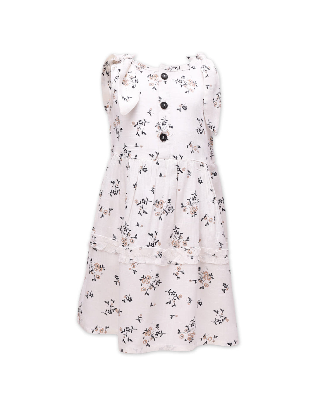 Zubaida's Floral Printed Sleeveless Dress - Zubaidas Official™