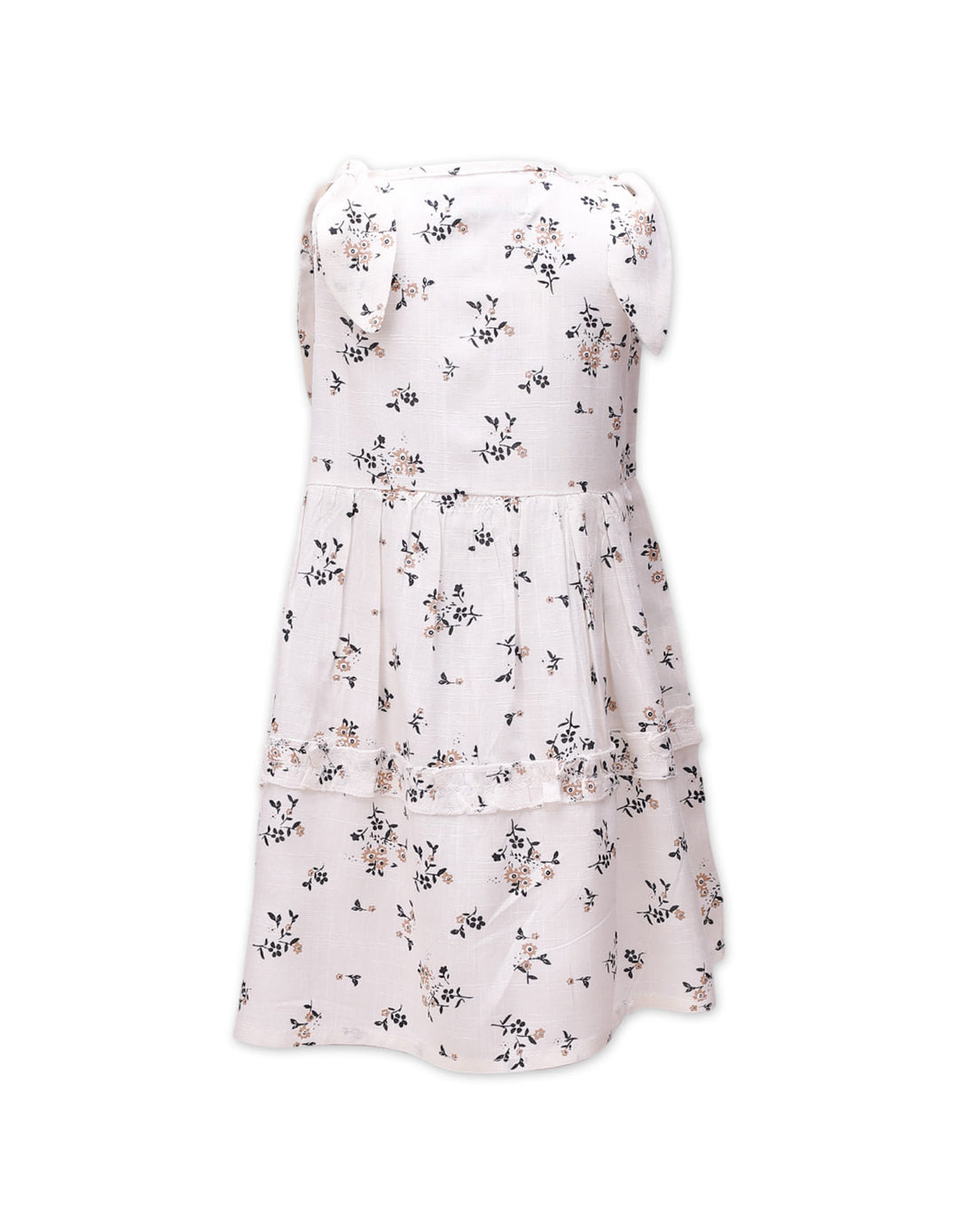 Zubaida's Floral Printed Sleeveless Dress - Zubaidas Official™