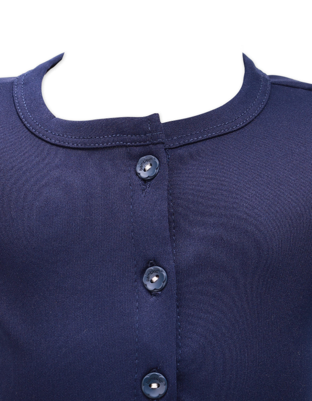 Zubaida's Short Sleeves Contrast Patch Pockets Dress - Zubaidas Official™