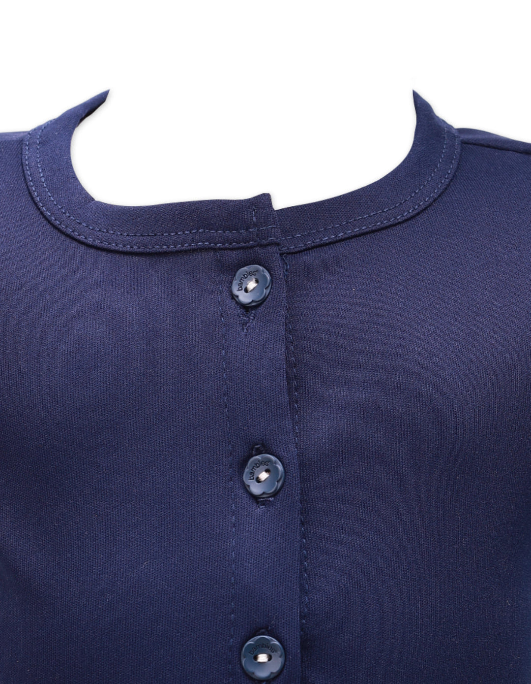 Zubaida's Short Sleeves Contrast Patch Pockets Dress - Zubaidas Official™