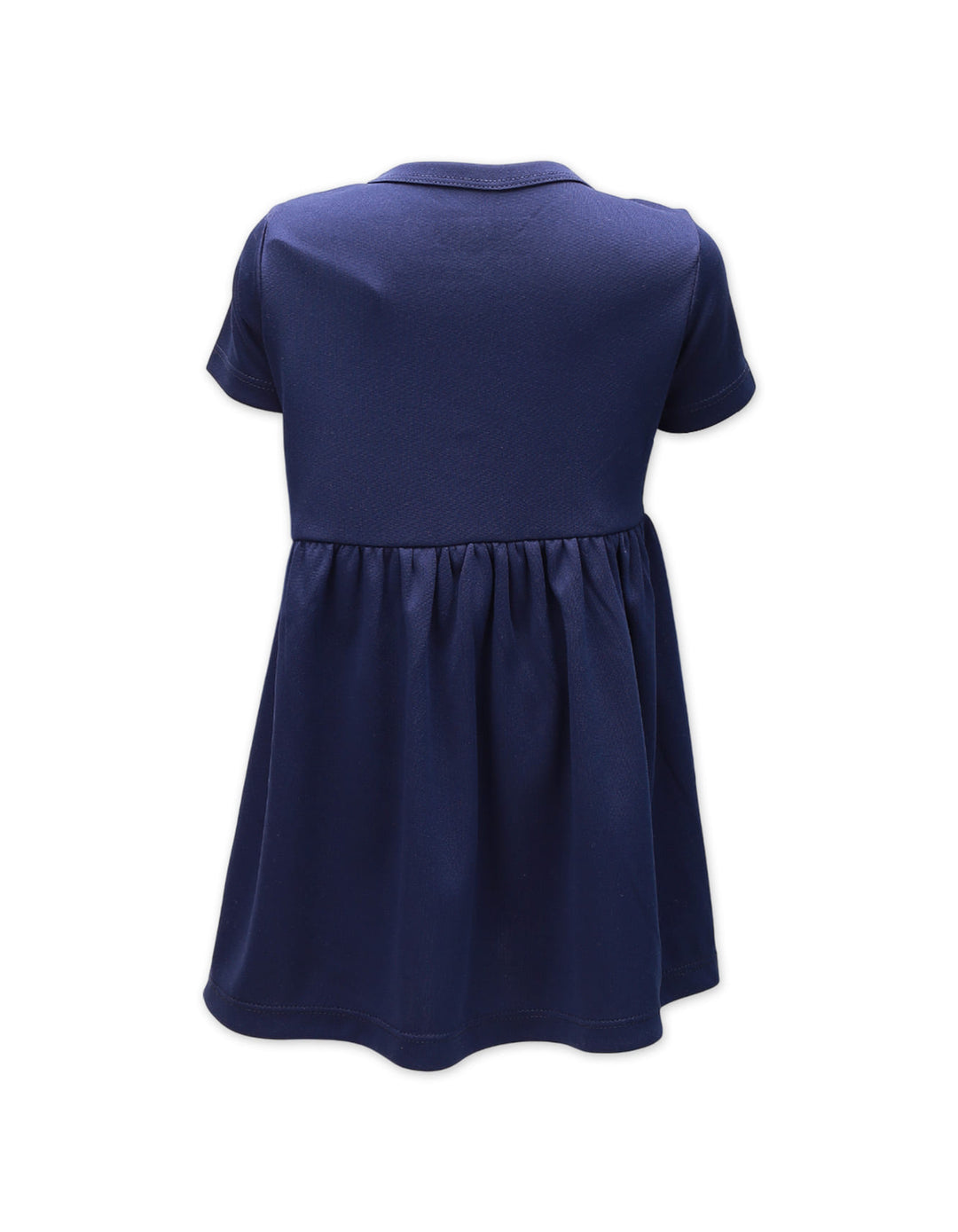 Zubaida's Short Sleeves Contrast Patch Pockets Dress - Zubaidas Official™