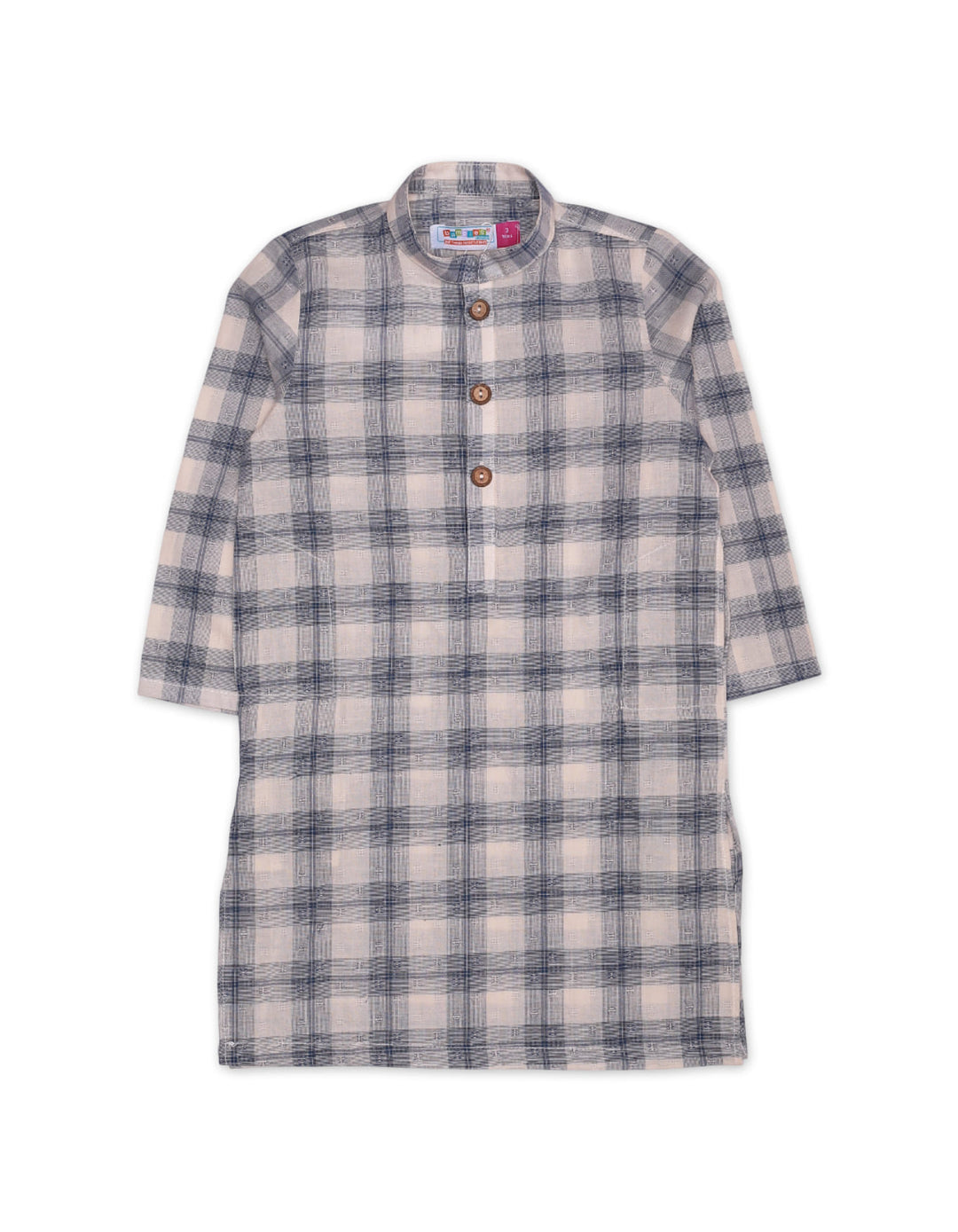 Zubaida's Gingham Check Kurta - Zubaidas Official™