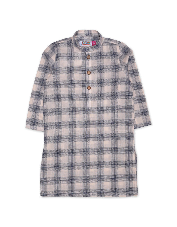 Zubaida's Gingham Check Kurta - Zubaidas Official™