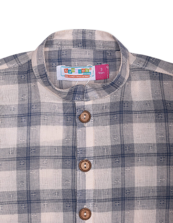 Zubaida's Gingham Check Kurta - Zubaidas Official™