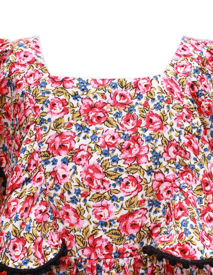 Zubaida's Floral Ruffle Dress - Zubaidas Official™