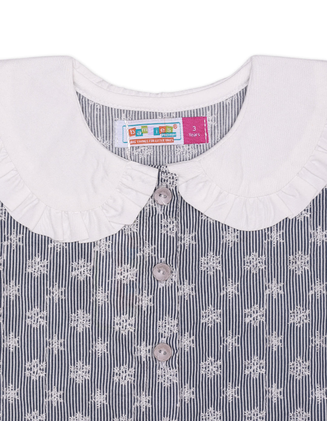 Zubaida's Ruffle Collar & Front Button-Down Top - Zubaidas Official™