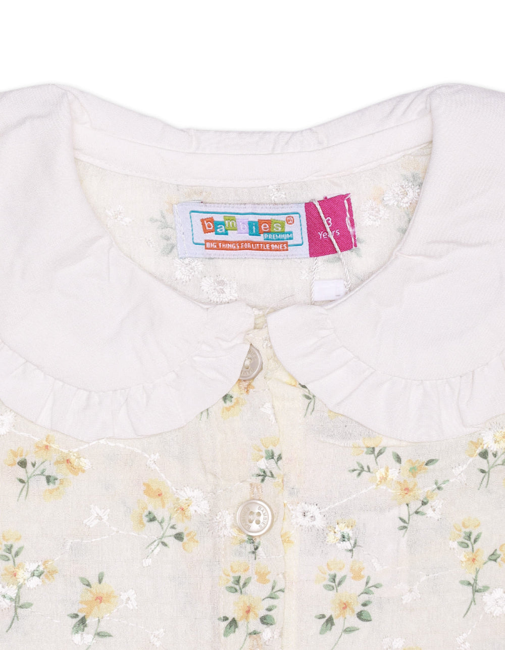 Zubaida's Vintage Ruffle Collar & Button-Down Top - Zubaidas Official™