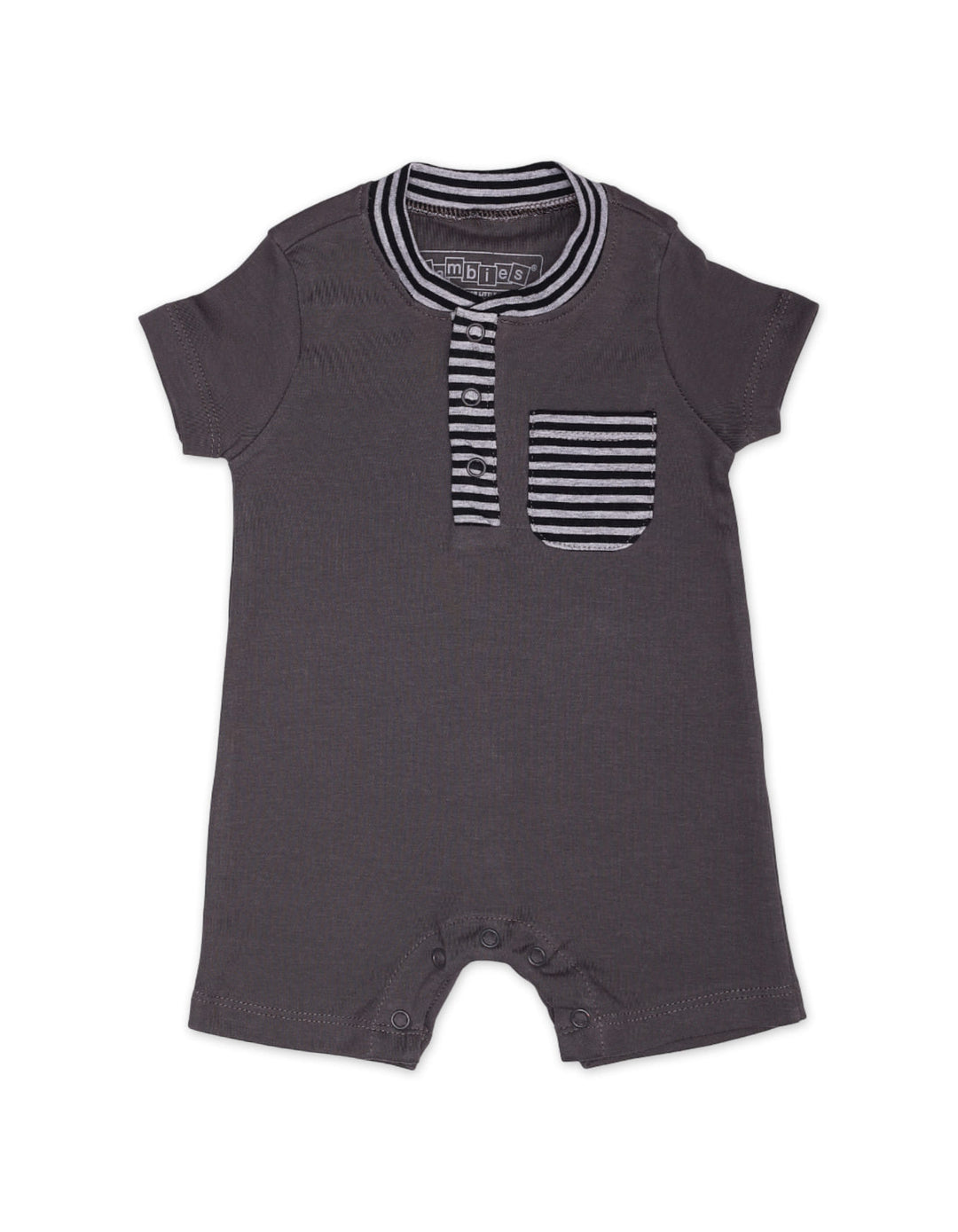 Zubaida's Contrast Collar & Pocket Romper - Zubaidas Official™
