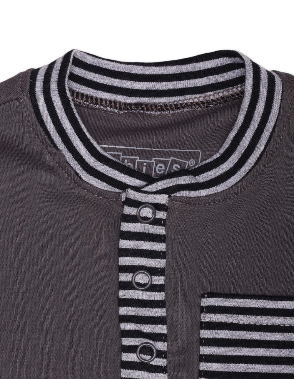Zubaida's Contrast Collar & Pocket Romper - Zubaidas Official™