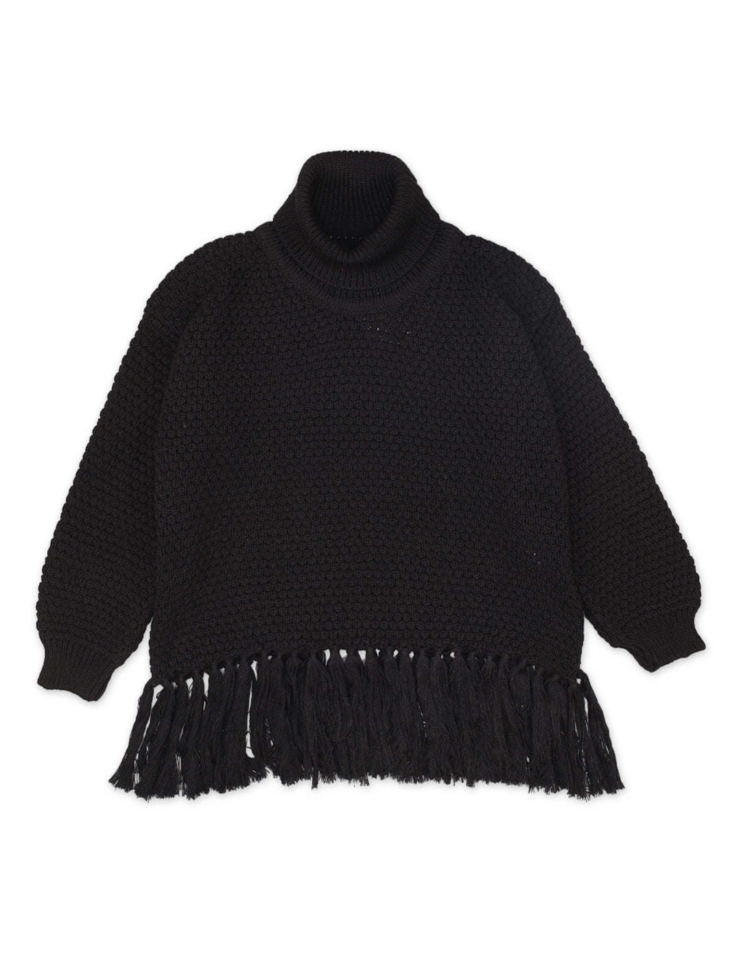 Zubaida's Top Woolen Black Toddler for Girls - Zubaidas Official™