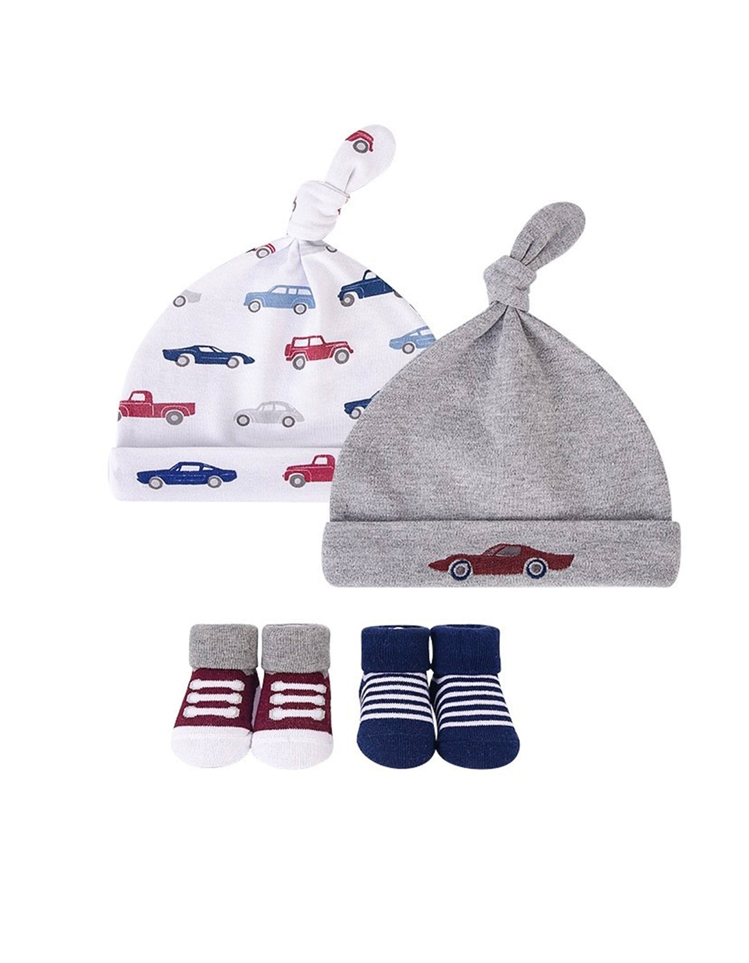 Zubaida's Coordinated Knotted Caps and Socks Set - Zubaidas Official™