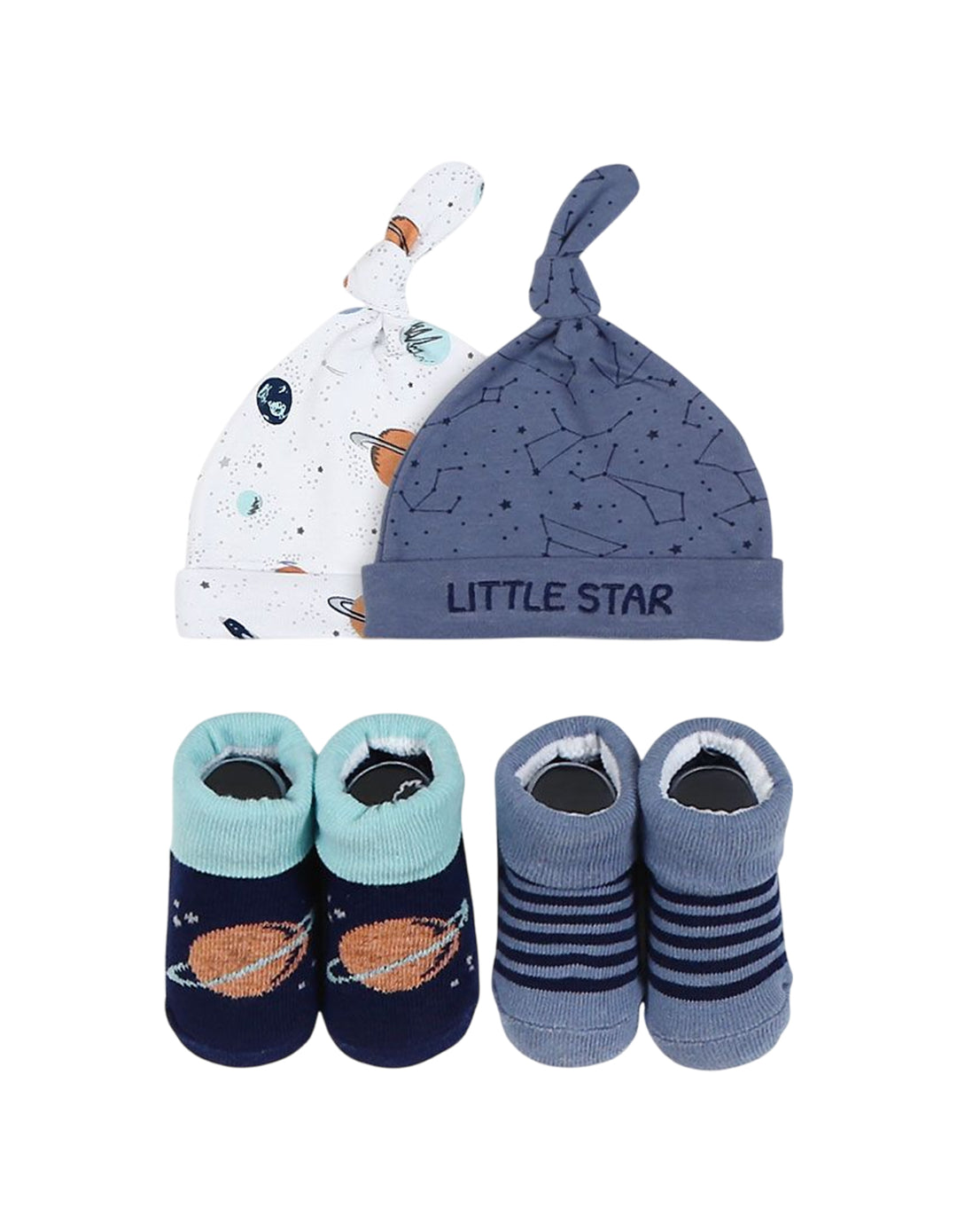 Zubaida's Coordinated Knotted Caps and Socks Set - Zubaidas Official™