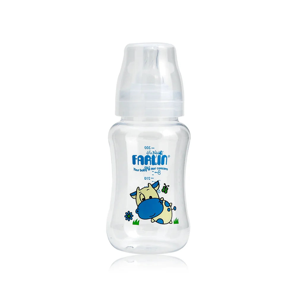 Zubaida's Farlin Wide Neck Feeding Bottle 300CC Blue - NF-805 - Zubaidas Official™