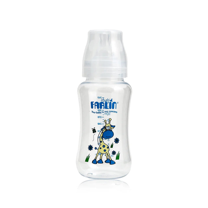 Zubaida's Farlin Wide Neck Feeding Bottle 360 CC Blue - NF-806 - Zubaidas Official™