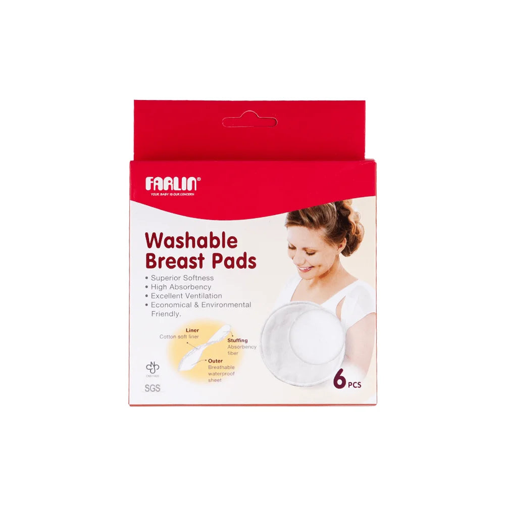 Farlin Washable Breast Pads 6 Pcs/Box - BF-632 - Zubaidas Official™