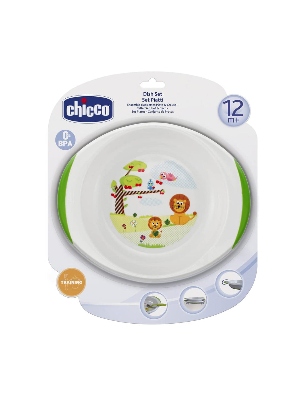 Zubaida's Chicco Dish Set 12M+ (Chi-00006827000000) - Zubaidas Official™