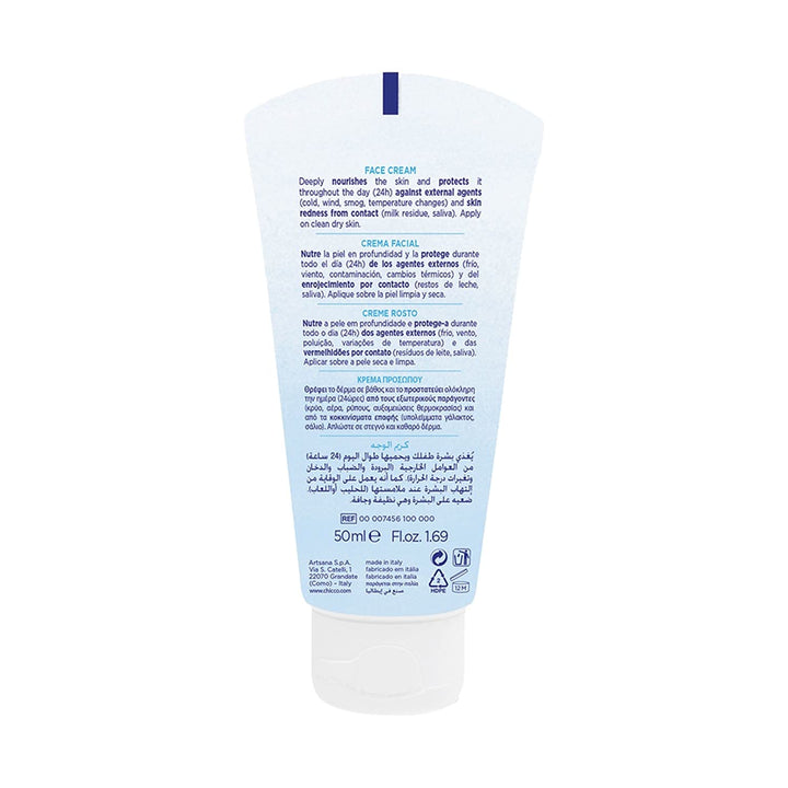 Chicco Face Cream Nat Sens 50ML Intl (Chi-00007456100000) - Zubaidas Official™