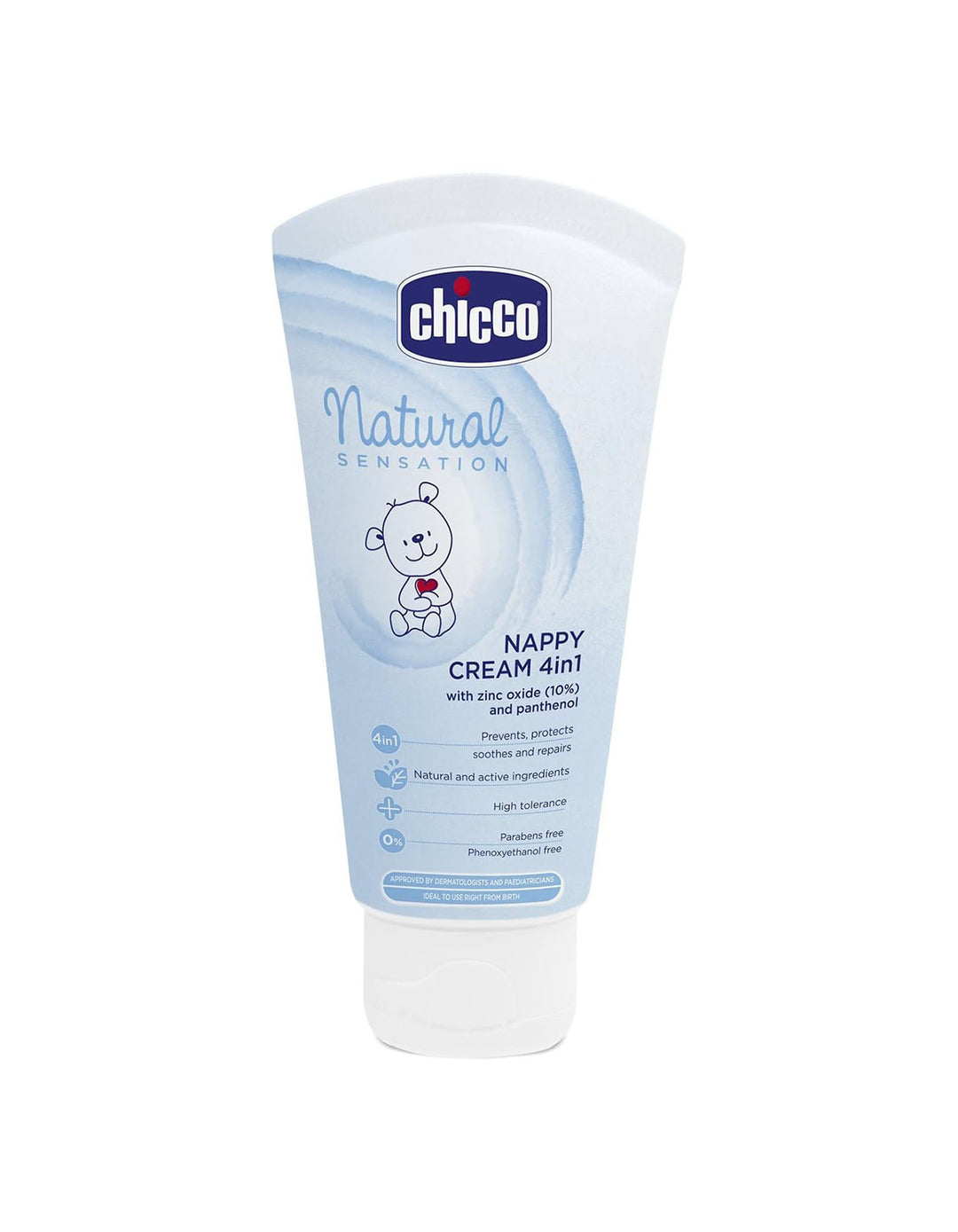Chicco Nappy Cream 4In1 Nat Sens 100ML Intl (Chi-00007459100000) - Zubaidas Official™