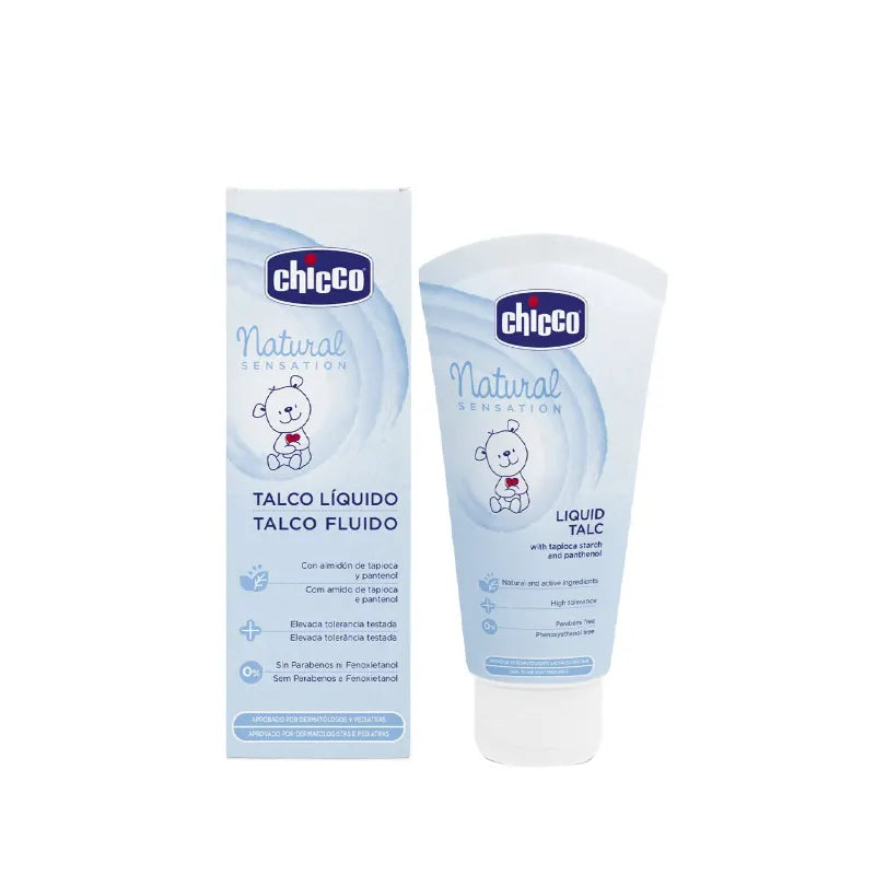 Zubaida's Chicco Liquid Talc Nat Sens 100ML Intl (Chi-00007460100000) - Zubaidas Official™
