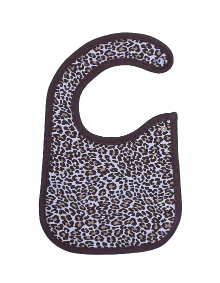 Zubaida's Bib Brown Cheetah Print - Zubaidas Official™