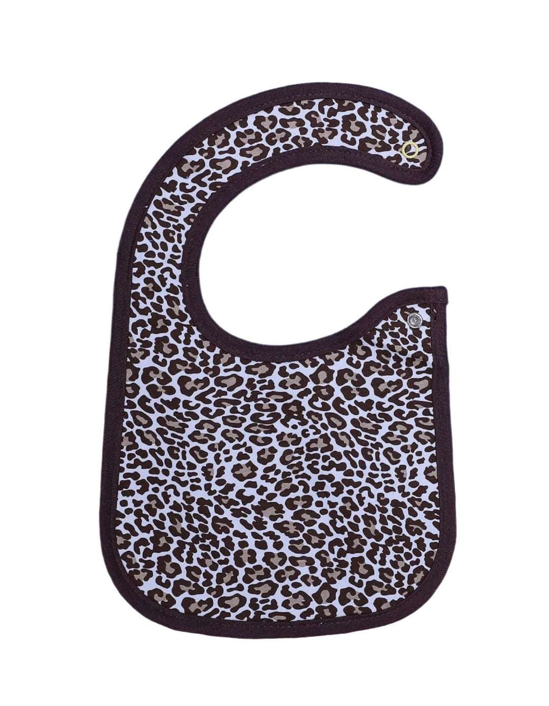 Zubaida's Bib Brown with Cheetah Print - Zubaidas Official™