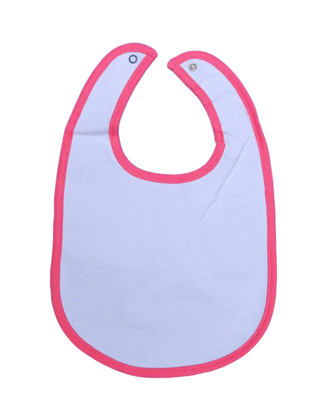 Zubaida's Bib White with Pink Border - Zubaidas Official™