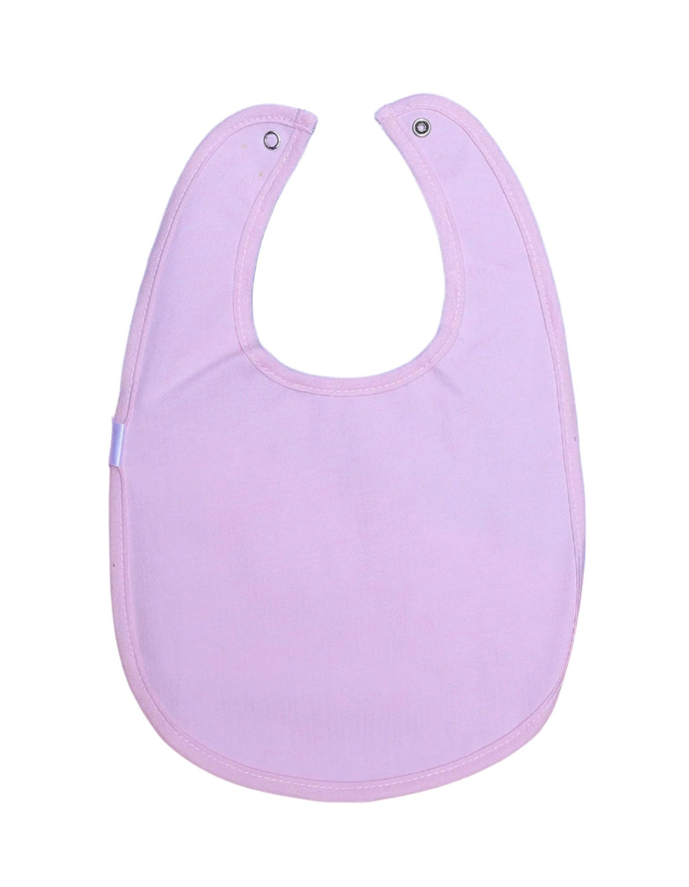 Zubaida's Bib White with Pink Polka Dots and Border - Zubaidas Official™