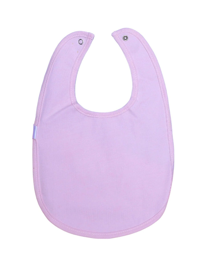Zubaida's Bib White with Pink Polka Dots and Border - Zubaidas Official™