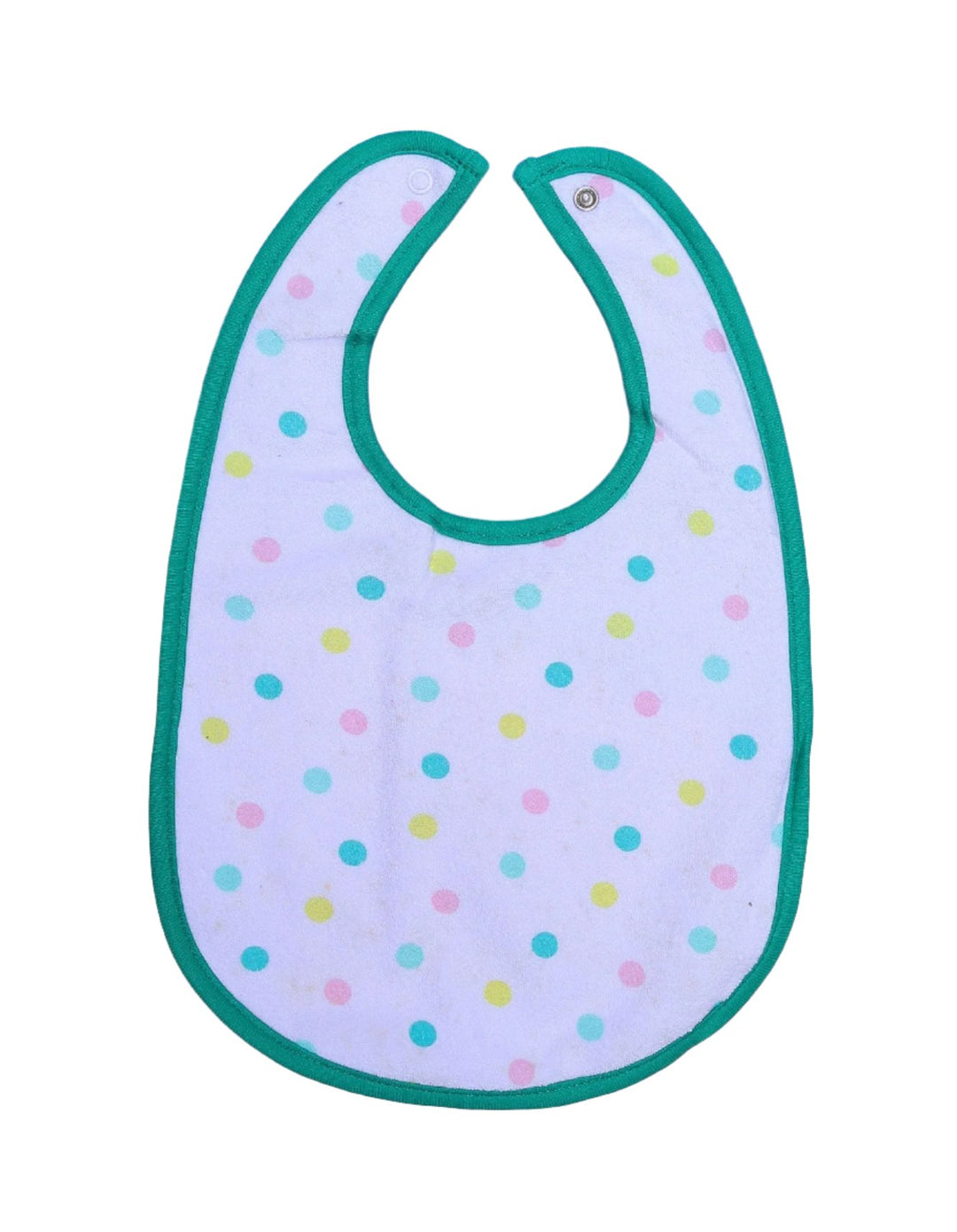 Zubaida's Bib White & Green with Polka Dots - Zubaidas Official™