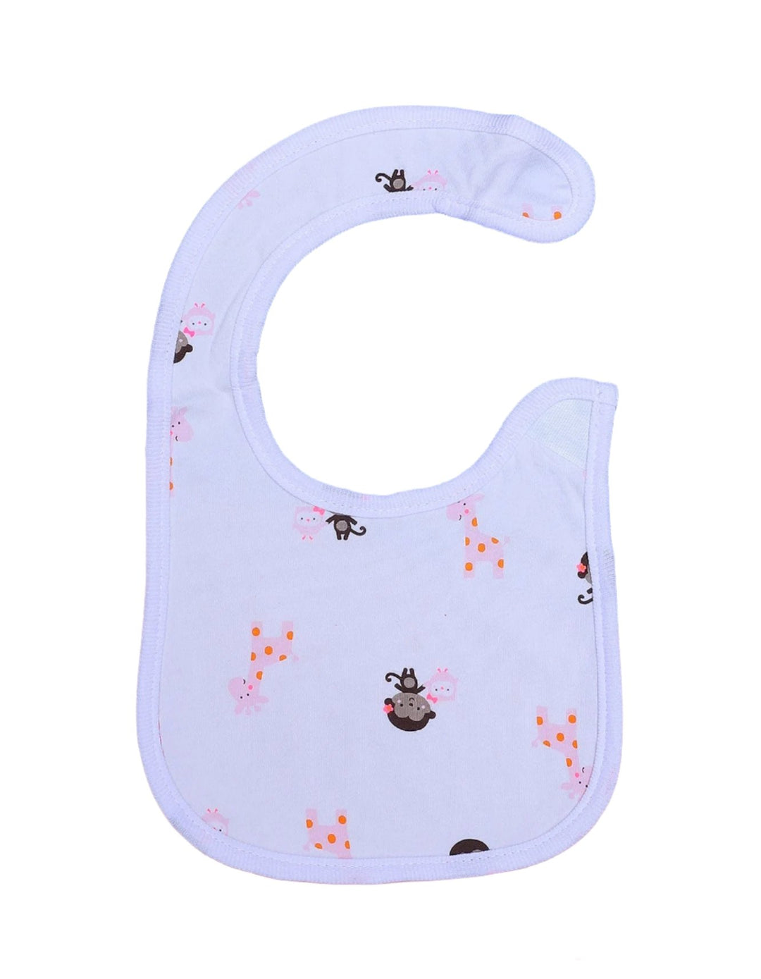 Zubaida's Bib White with Animals Theme - Zubaidas Official™