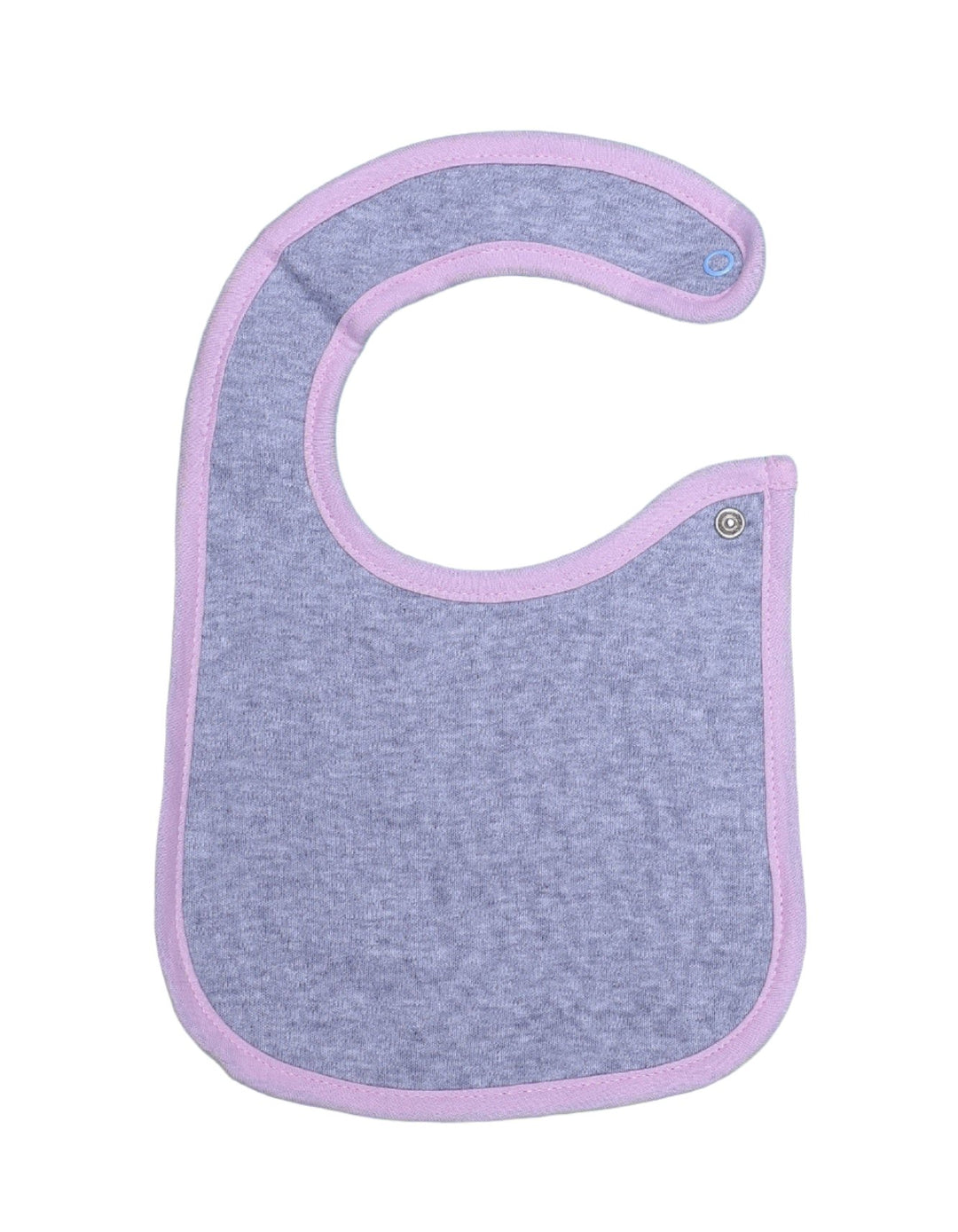 Zubaida's Bib Grey with Pink Border - Zubaidas Official™