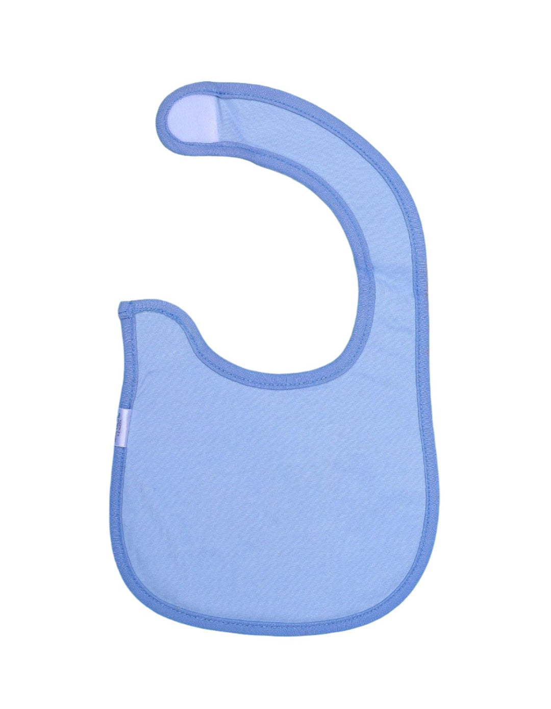 Zubaida's Bib Blue with Embroidered Brown Bear - Zubaidas Official™