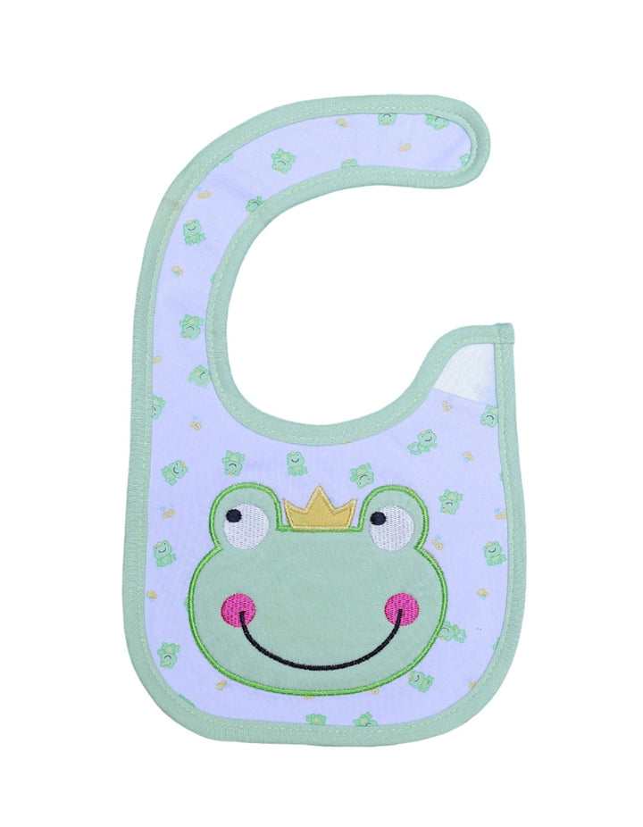 Zubaida's Bib White with Embriodered Frog - Zubaidas Official™