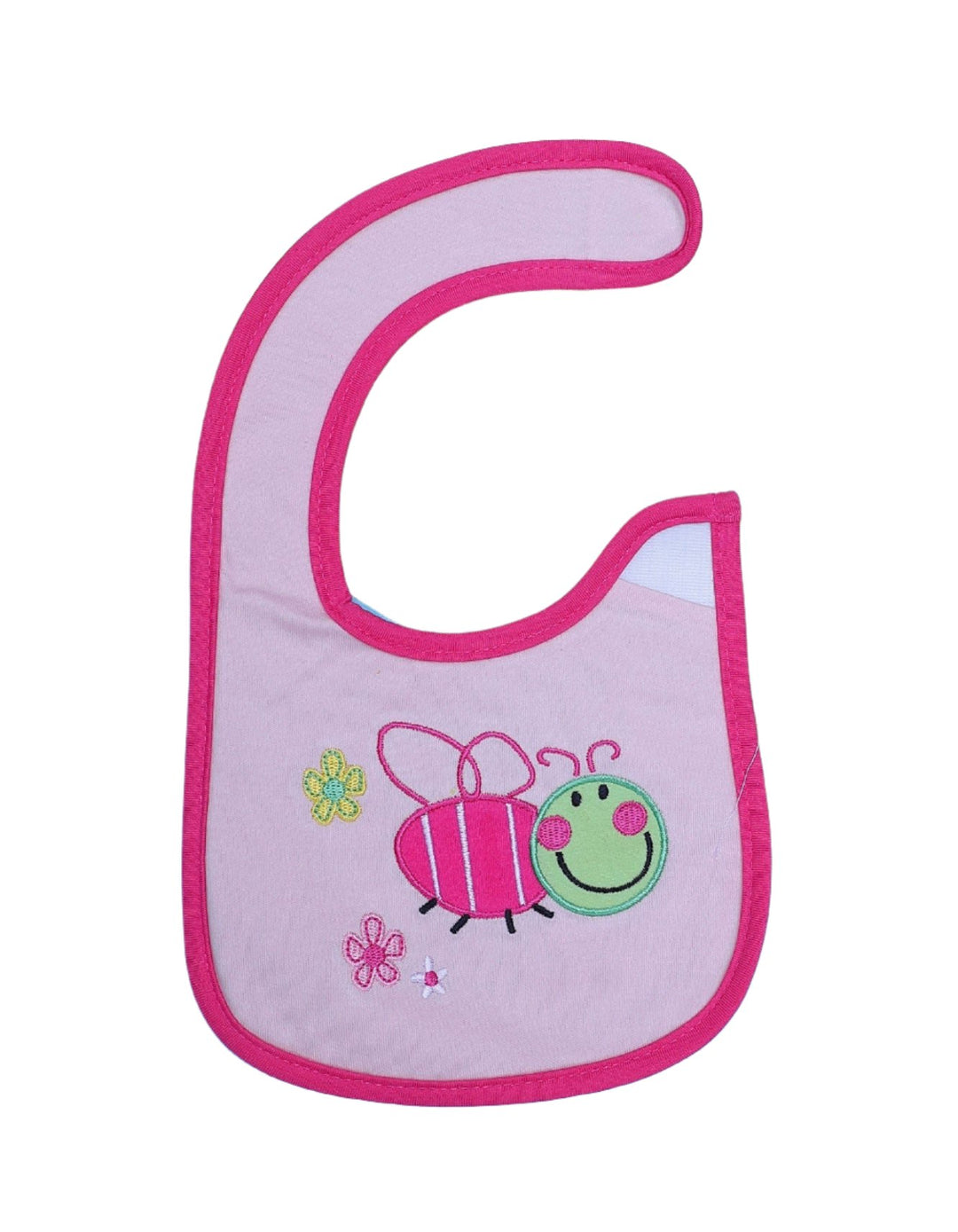 Zubaida's Bib Pink with Embroidered Bee - Zubaidas Official™