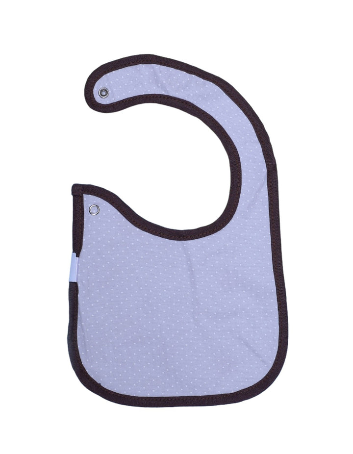 Zubaida's Bib White & Brown with Balls Theme - Zubaidas Official™
