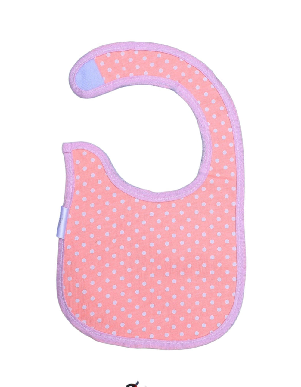 Zubaida's Bib Dark Grey Textured with Pink Border - Zubaidas Official™