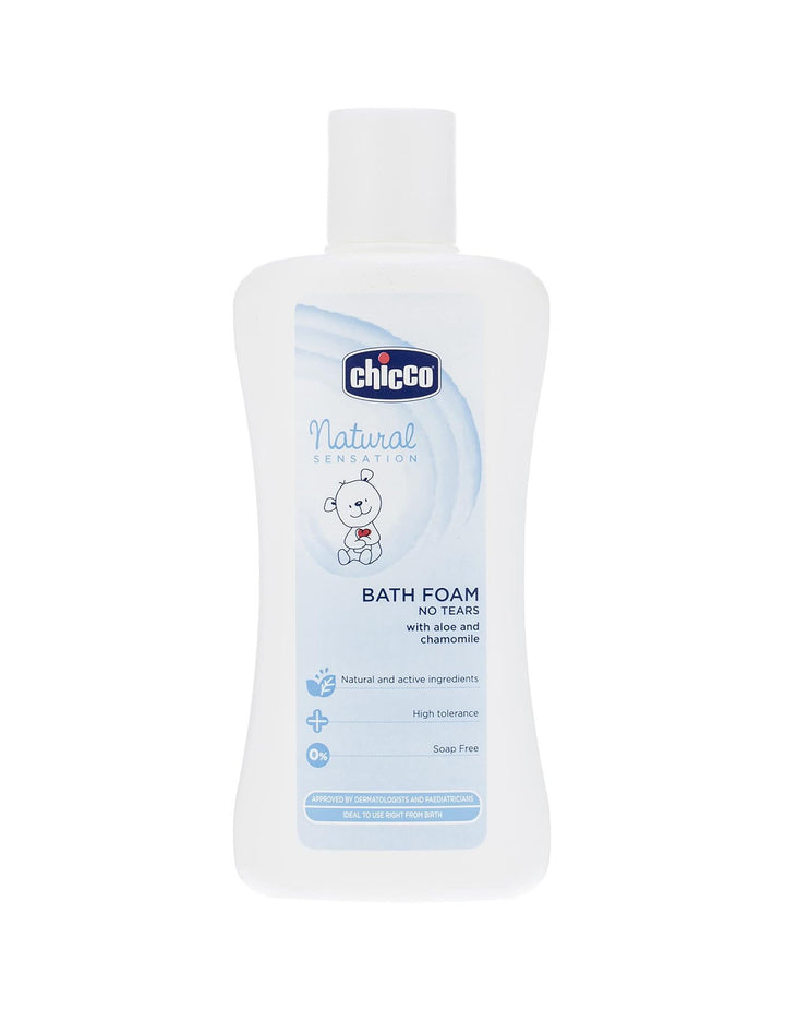 Zubaida's Chicco Bath Foam  Nat Sens 200ML Intl (Chi-00007452100000) - Zubaidas Official™