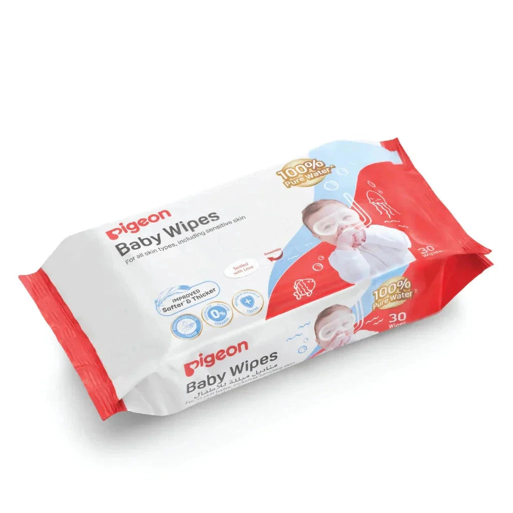 Zubaida's Pigeon Wipes 80 Sheets 100% Pure - P78102 - Zubaidas Official™