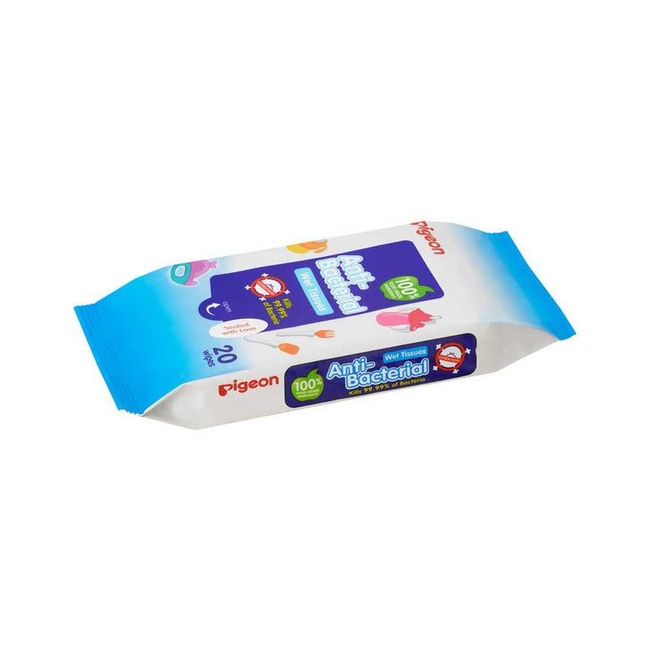 Zubaida's Pigeon Anti-Bacterial Wet Tissue, 20 Tissue - P26350 - Zubaidas Official™
